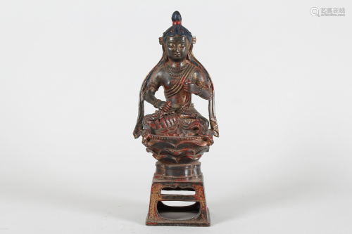 A Chinese Religious Fortune Buddha Statue