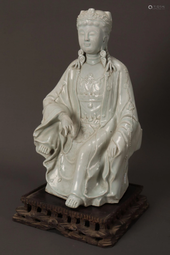 Chinese Late Qing Dynasty Bodhisattva,