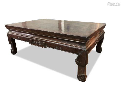Chinese Hardwood Low Table,