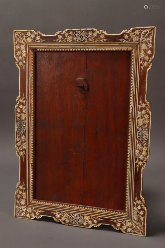 Late 19th/Early 20th Century Indian Inlaid Frame,