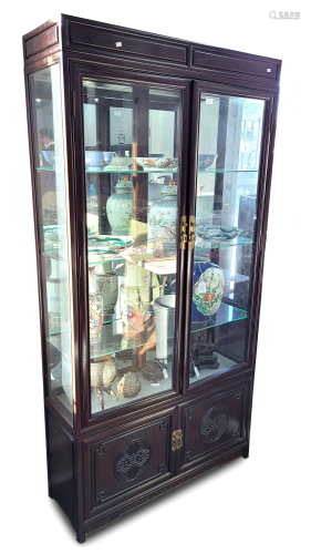 Pair of Chinese Display Cabinets,