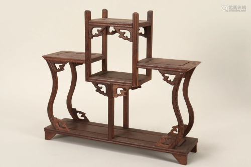 Chinese Wooden Table Display Stand,