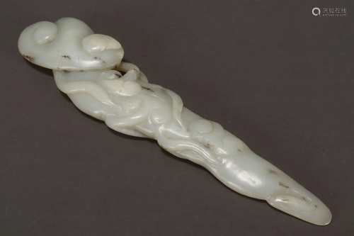 Chinese White Jade Carving,