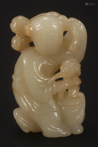 Chinese Jade Figure,
