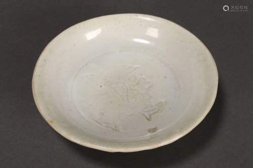 Chinese Song/Yuan Dynasty White Dish,