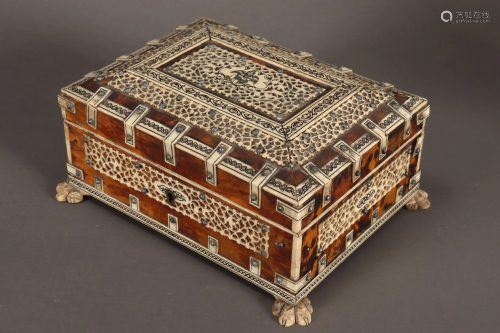 Late 19th Century Indian Box and Cover,