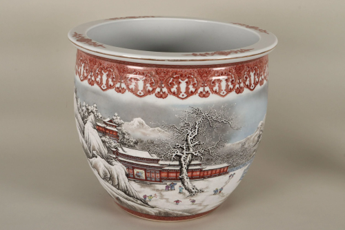 Good Chinese Porcelain Jardiniere,