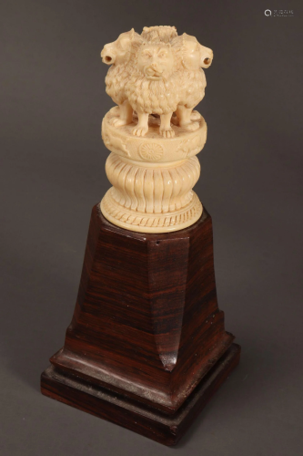 Early 20th Century Carved Indian Finial,