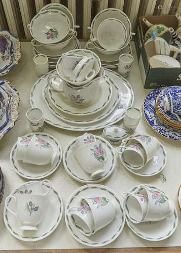 A Wedgewood bone china part dinner service, designed by Susi...