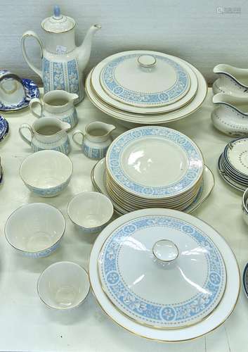 A Royal Doulton 'translucent china' Hampton Court pattern di...