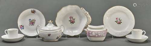 A group of Spode Swag and Dolphin Embossed bone china tea an...