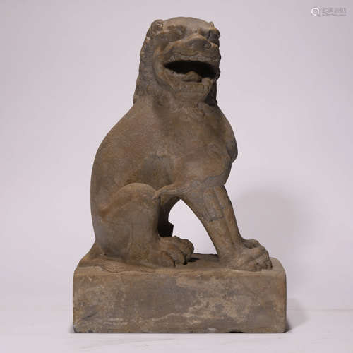 A Tang Dynasty Chinese Stone Lion