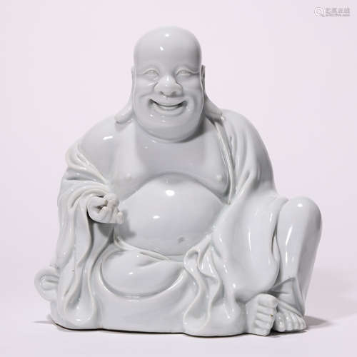 A Chinese Porcelain Buddha Statue