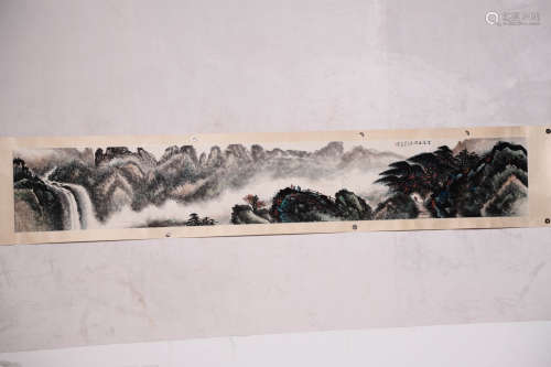 A Chinese Scroll Painting by Li Xiong Cai