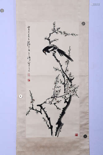 A Chinese Scroll Painting by Sun QI Feng