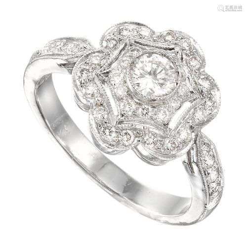 Bague florale