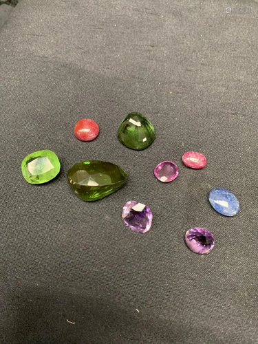 9 Different gemstones