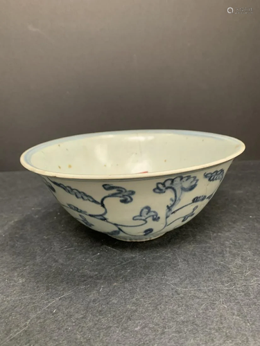 Blue and white bowl