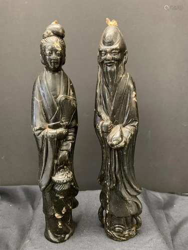 Pair of Chinese candles