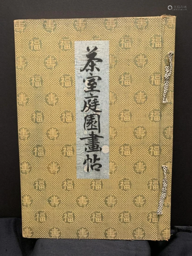 Book of Japanese gardening and tea