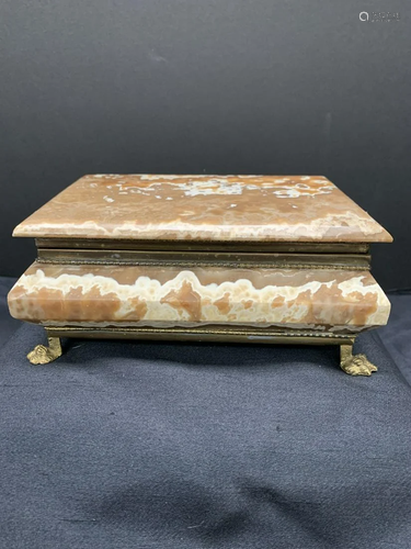 Marble jewelry box