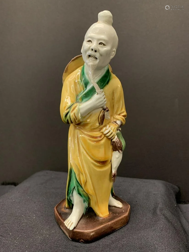 Porcelain sculpture - old man