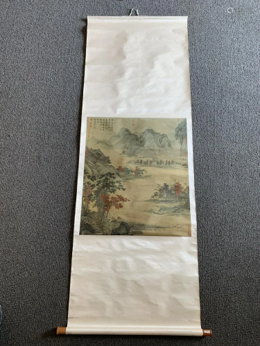 Chinese print- scroll