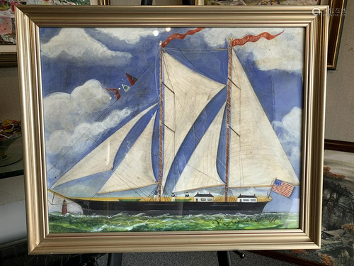 Framed print- sailboats