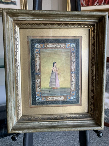 Middle Eastern print- Framed- woman