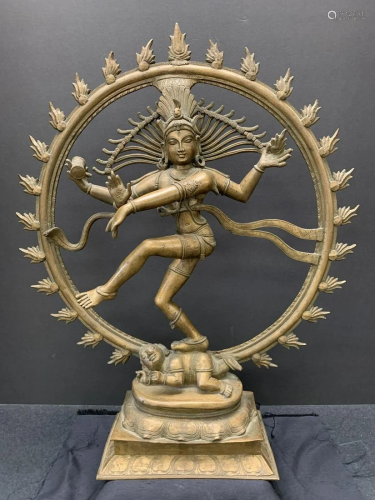 Indian Bronze Dancing Shiva