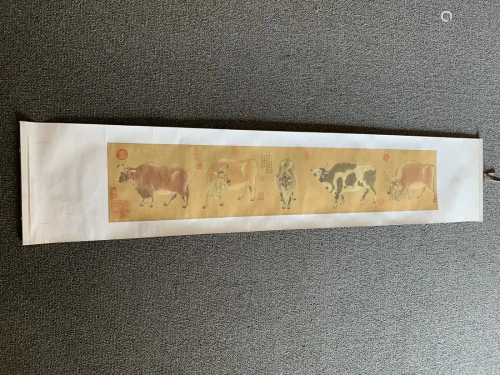Chinese print of animals