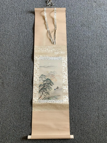 Japanese watercolor on silk