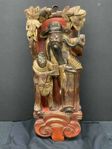 Chinese wood carving