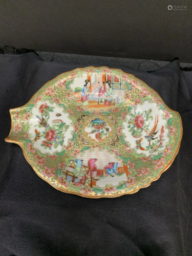 Famille Rose plate