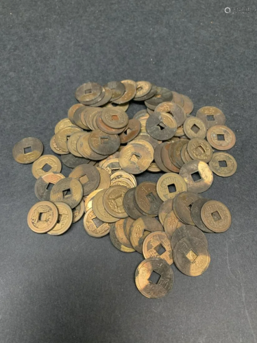 Group of Chinese coin money-over 100 pieces