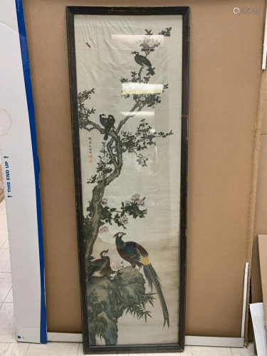 Embroidery - birds (Framed)