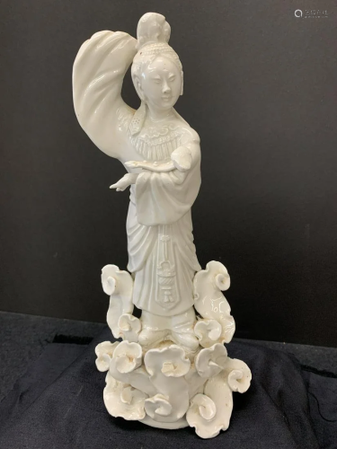Porcelain Guan Yin sculpture