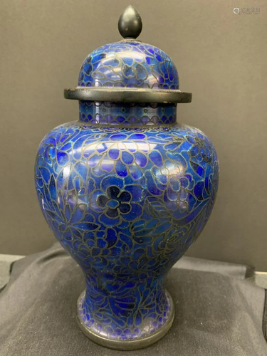 Blue vase