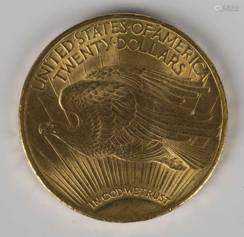 A USA gold twenty dollars 1924.Buyer’s Premium 29.4% (includ...