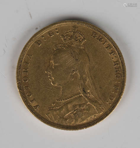 A Victoria Jubilee Head sovereign 1892.Buyer’s Premium 29.4%...