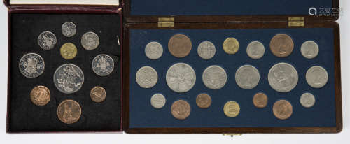 A George VI Festival of Britain ten-coin specimen set 1951, ...