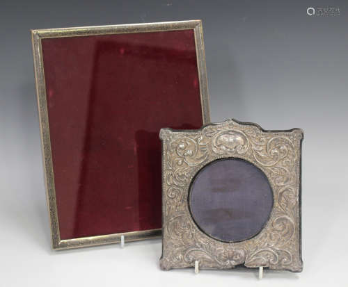 An early 20th century Continental silver and niello work rec...