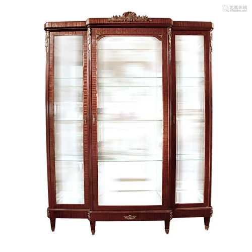 19TH CENTURY FRENCH SHOW CABINET