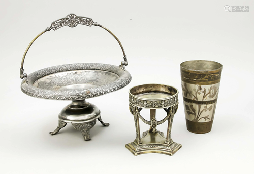 Set of three pieces, 20th c.,