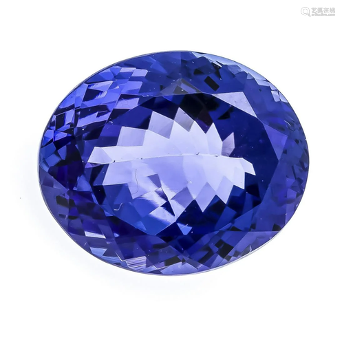 Tanzanite 7.28 ct, oval facete