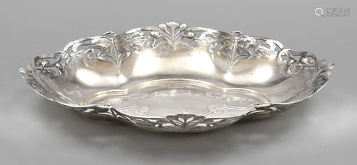 Art Nouveau oval bowl, c. 1900