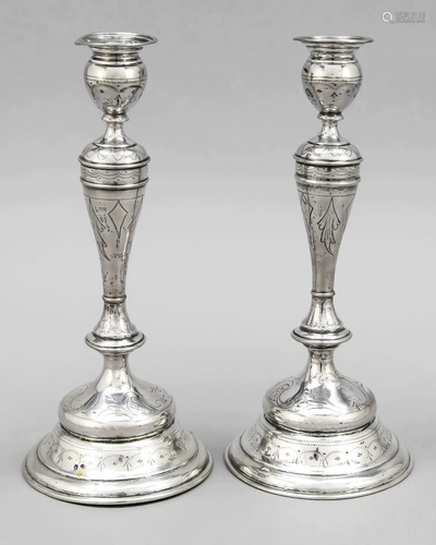 Pair of candlesticks, Austria,