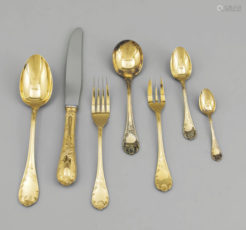 21 pieces of cutlery, France,