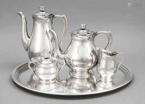 Four-piece coffee and tea cent