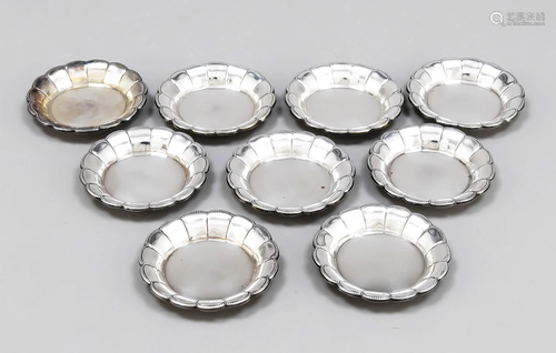 Nine confectionary bowls, Germ